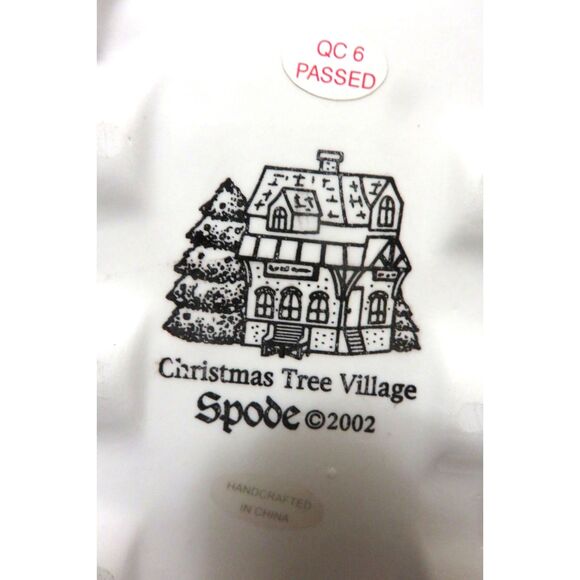 Spode Christmas Tree Village Christmas Train Engine Covered Dish Retired 2002 - Picture 5 of 5